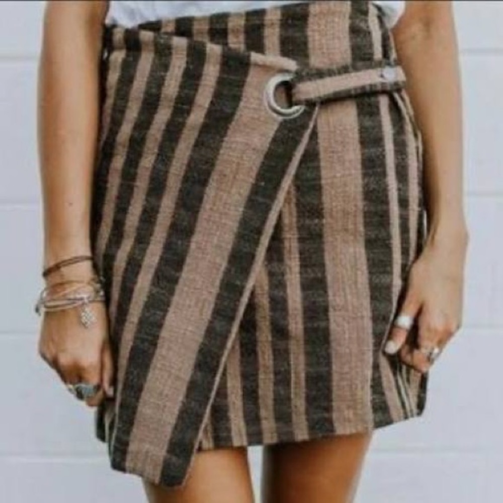 NWT Free People It’s a Wrap Skirt-‎ Large